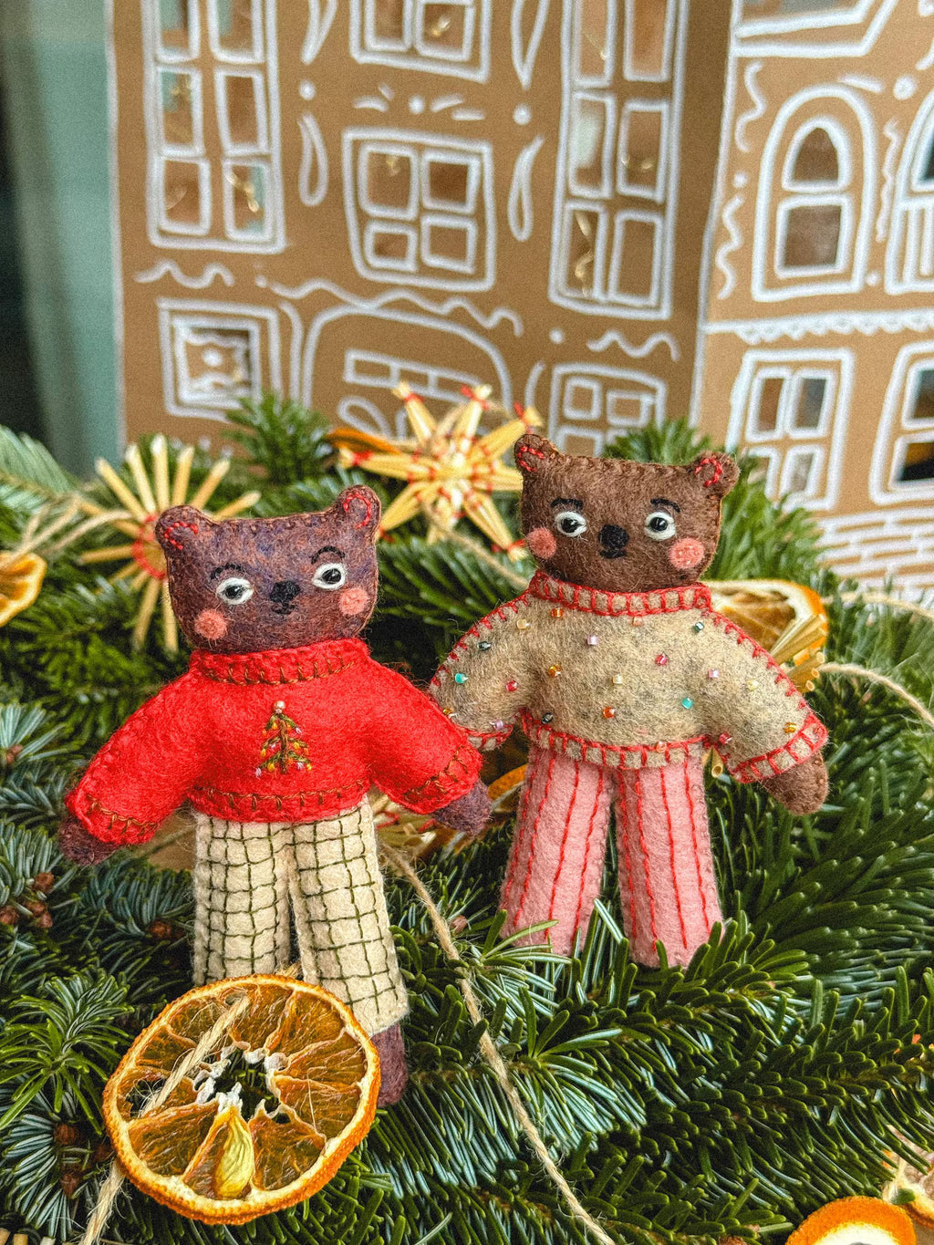 Boris the Felt Bear – PDF Sewing Pattern