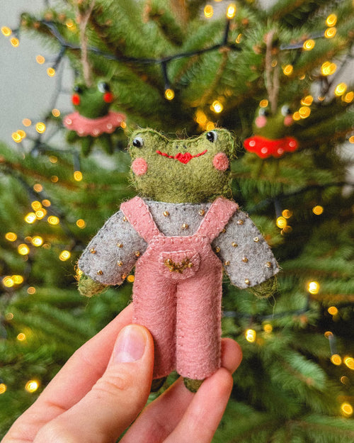 Felicia the Felt Frog – PDF Sewing Pattern • Beginner Friendly Animal Pattern • Handmade Softie Tutorial
