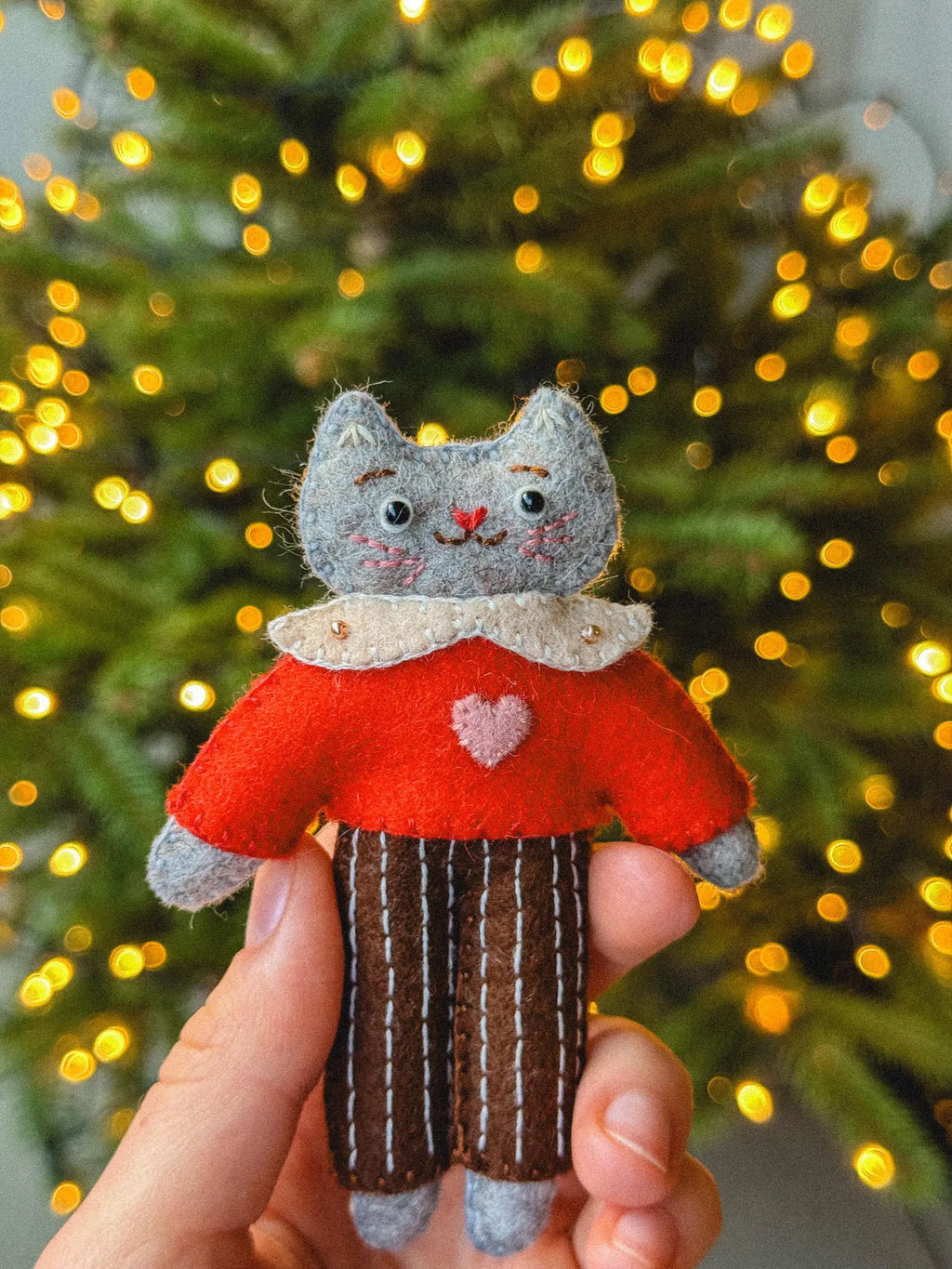 Celine the Felt Cat – PDF Sewing Pattern