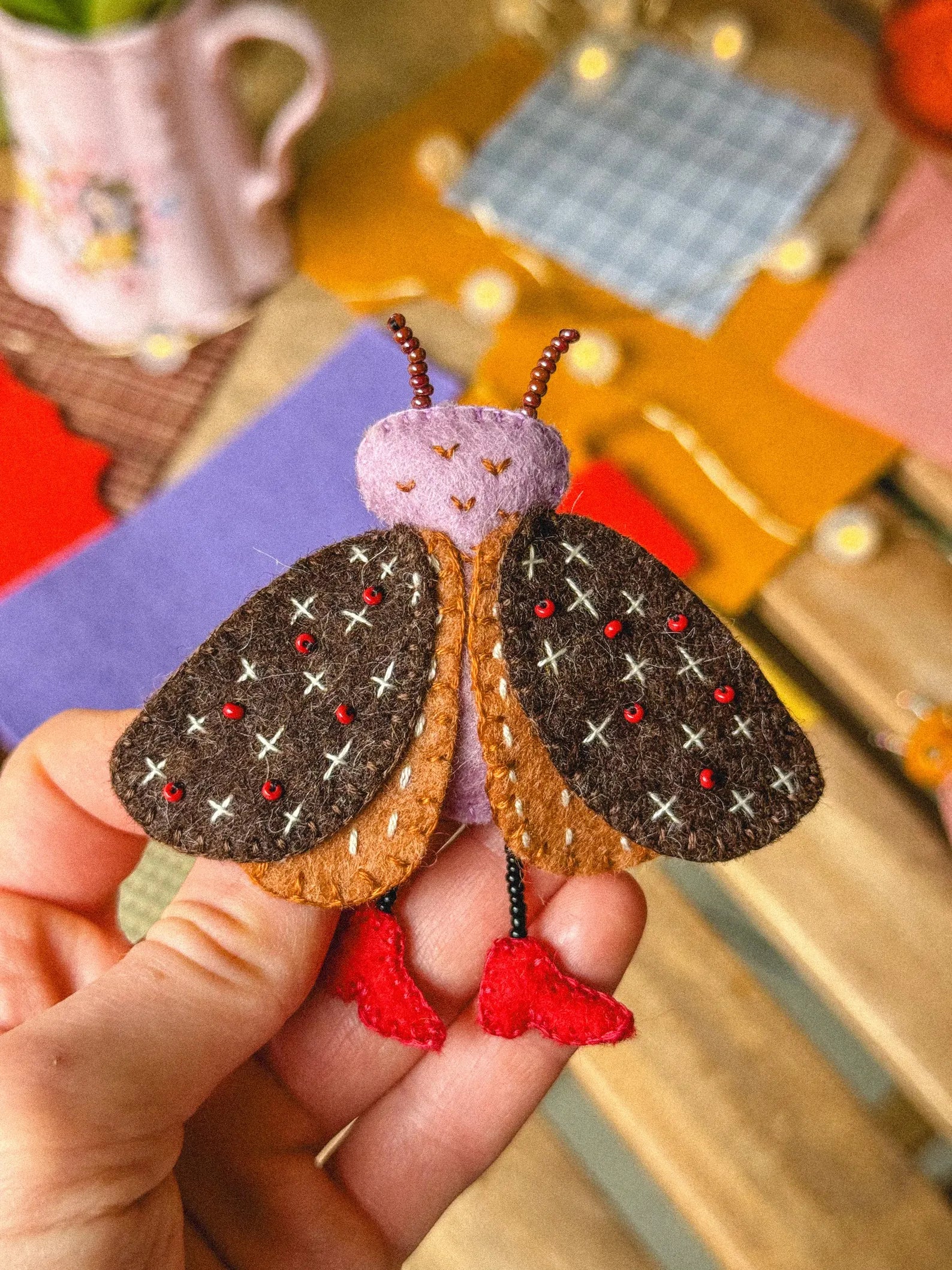 Monica the Felt Moth | Sewing Pattern