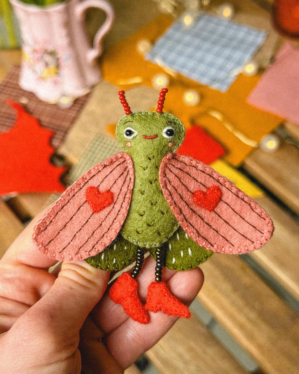 Monica the Felt Moth | Sewing Pattern