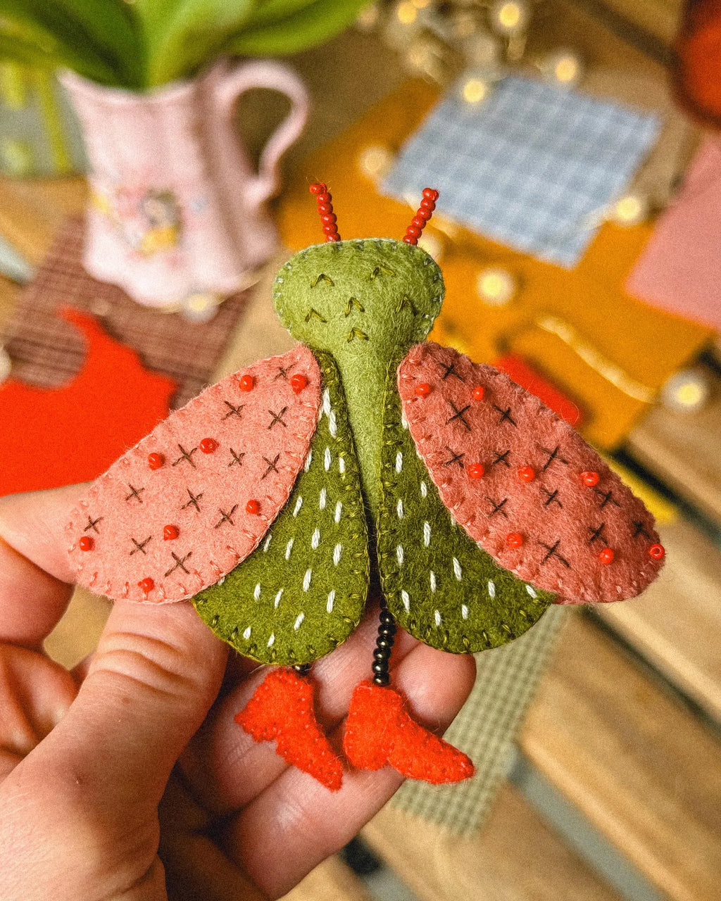 Monica the Felt Moth | Sewing Pattern