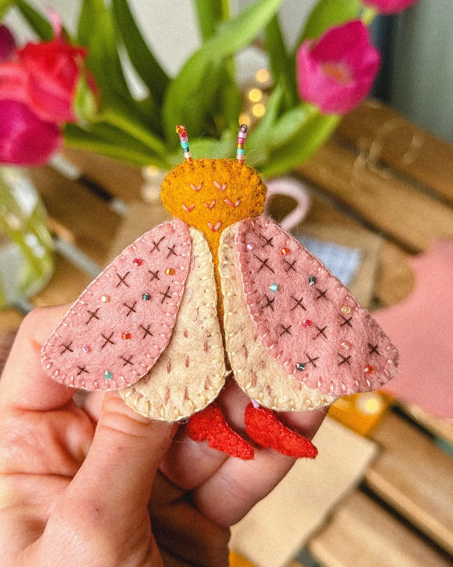 Monica the Felt Moth | Sewing Pattern